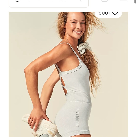 Free People Good Karma Runsie Color-Ice Gray Size-M/L NWOT - Picture 10 of 10